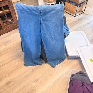 SPANX Women's Blue Flare & Wide Leg Jeans